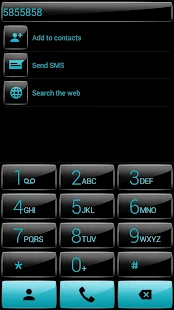 Dialer theme G Black Cyan(圖2)-速報App