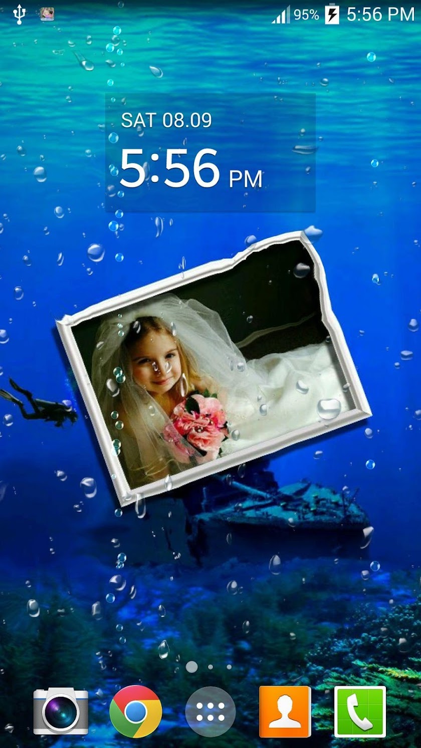 My Photo Under Water LWP ☆ Screen 3