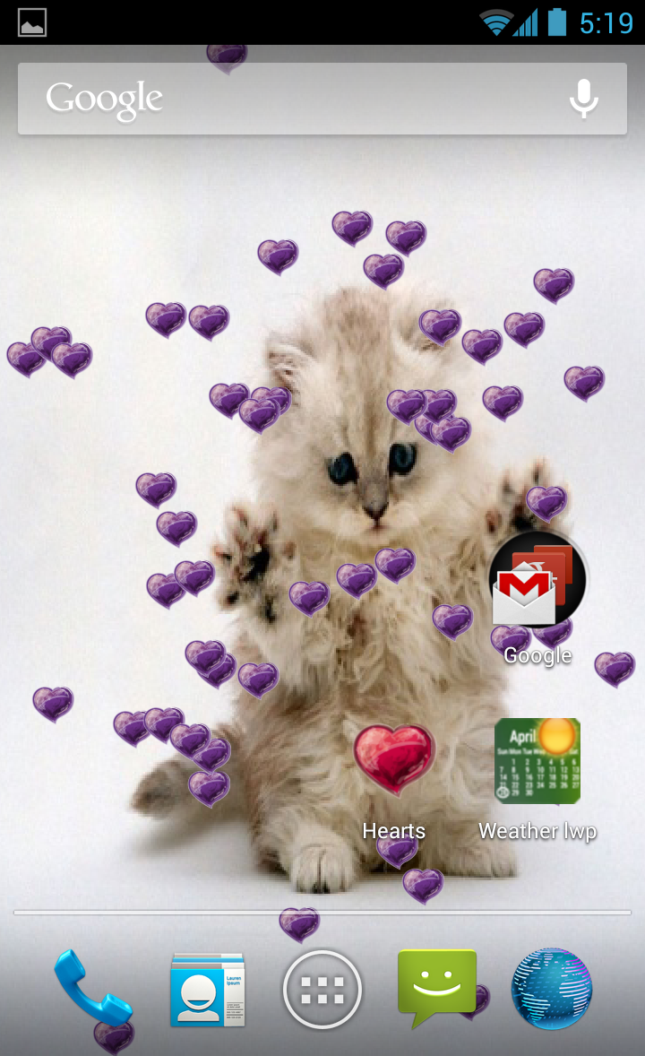 Heart Wallpaper Screen 2