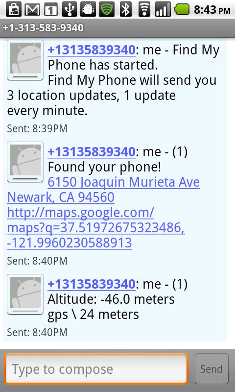 Find My Phone - screenshot