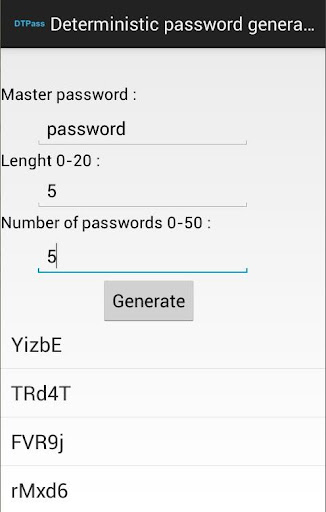 【免費個人化App】Deterministic Password Gen-APP點子