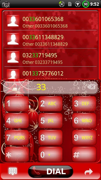 GOContacts theme CHRISTMAS - 1.06 - (Android)