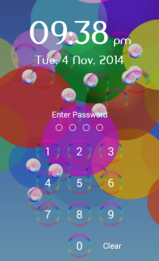 Bubble Lock Screen