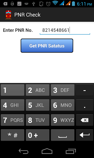 PNR Check