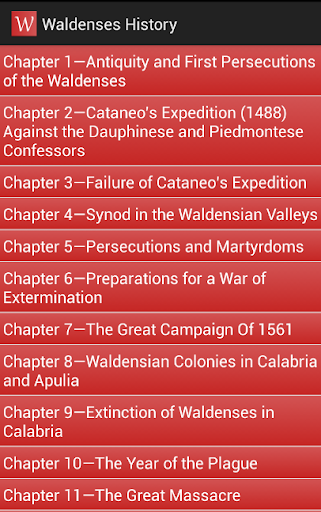 History of the Waldenses