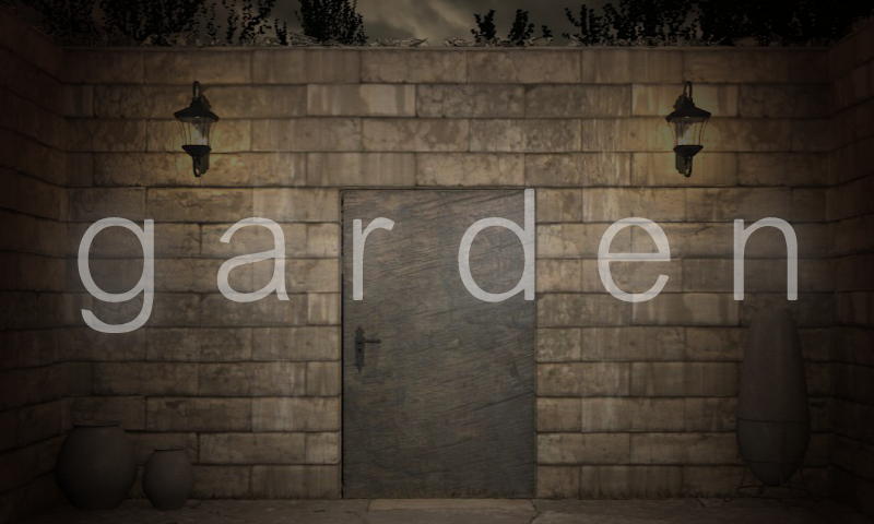 Android application 脱出ゲーム garden screenshort