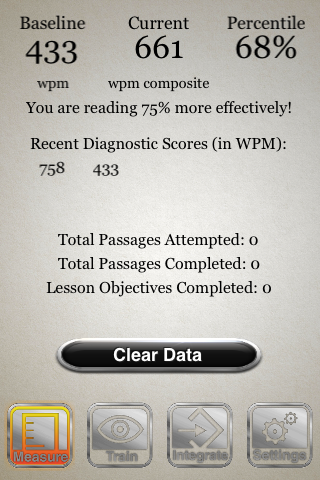 Speed Reading Trainer - screenshot