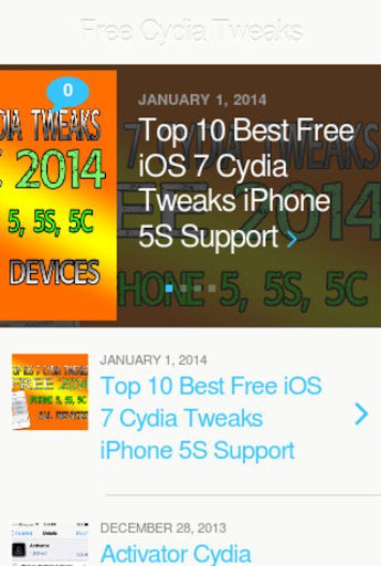 Cydia iPhone Tweaks