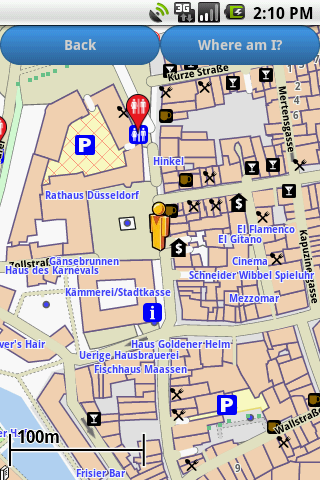 Dusseldorf Amenities Map free