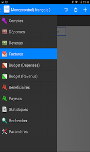 Capture d'ecran de l'application Android Moneycontrol - Family budget