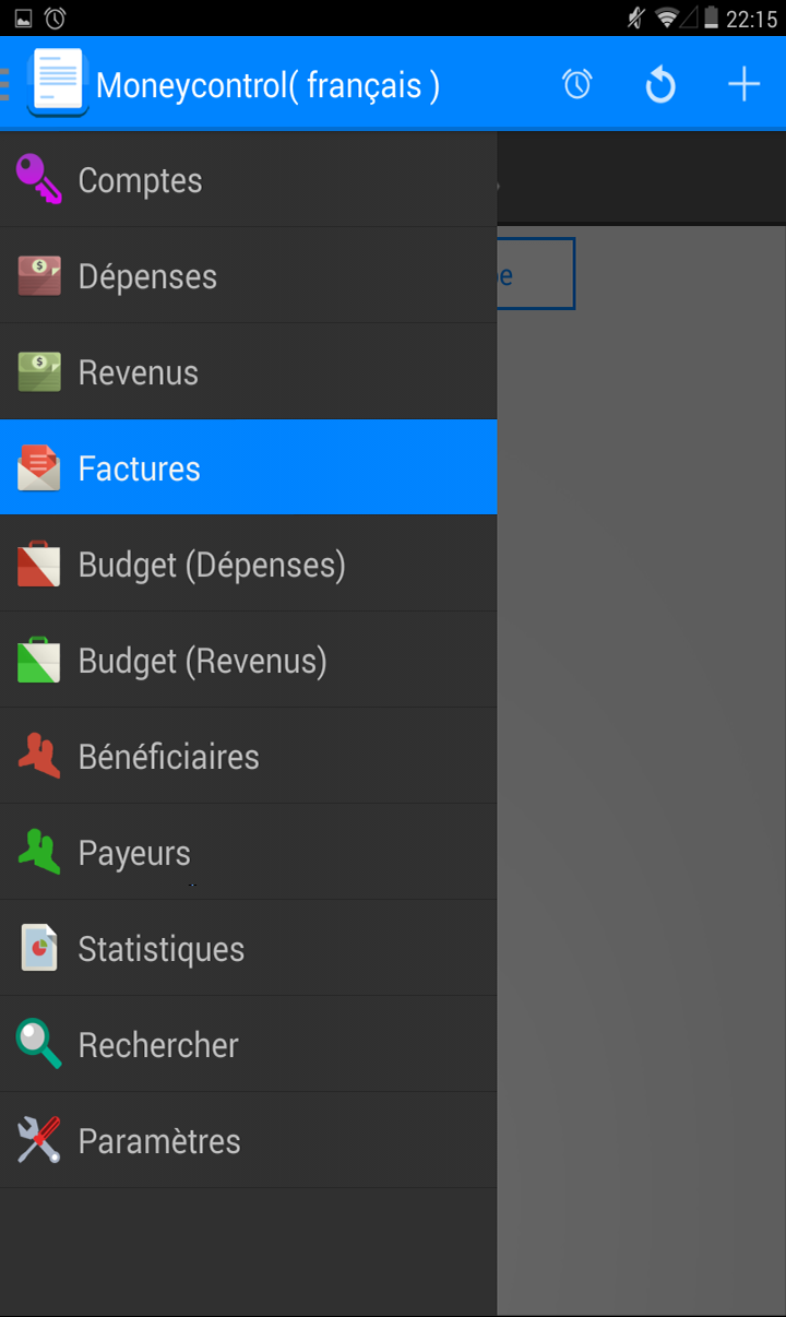 Android application Moneycontrol - Family budget screenshort