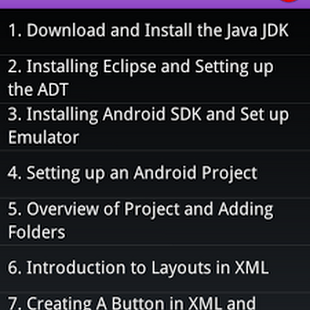 Android Tutorials - Android Application