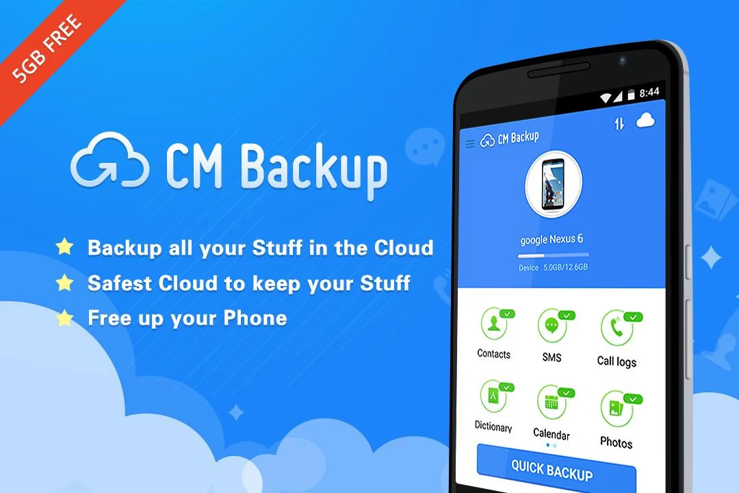 CM Backup - Safe,Cloud,Speedy - screenshot