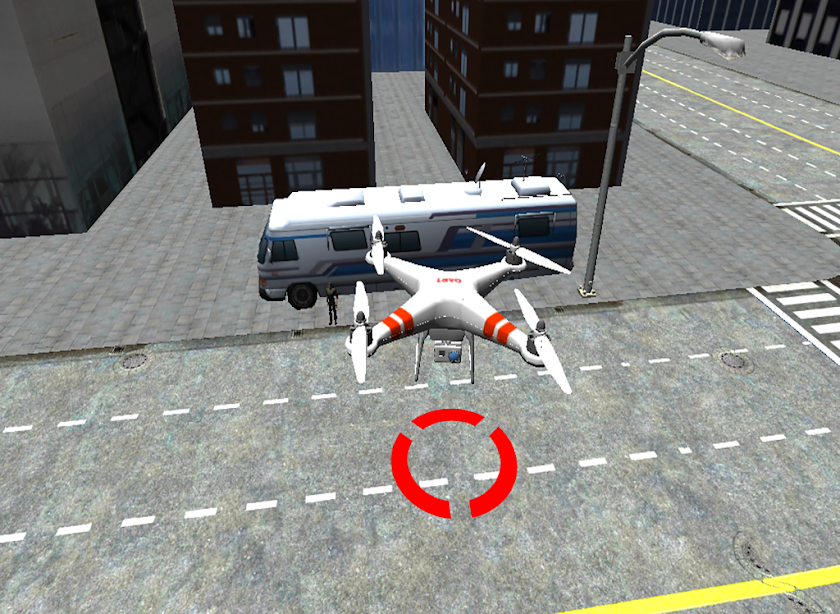 3D Drone Flight Simulator Game Screen 3