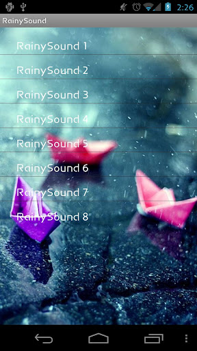 【免費娛樂App】빗소리 RainySound-APP點子