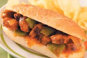 Sausage Pepper Sandwiches