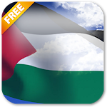 Cover Image of Download 3D Palestine Flag LWP 2.7.0 APK