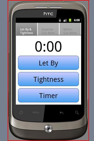 CP12 Gas Rate Calculator Screen 1
