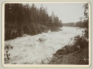 Stroomversnelling van Imatra in Finland.