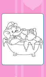 Elephant Coloring Kids Color poster 4