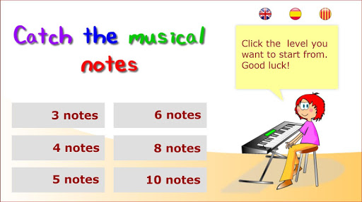 Catch the musical notes