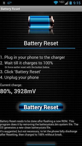 Battery Reset