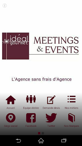 Ideal Gourmet Meetings Events