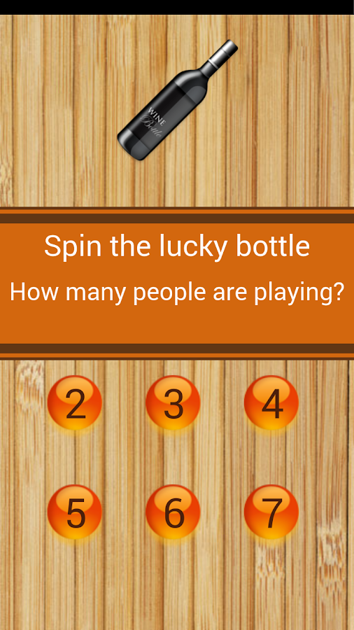 Spin the lucky bottle - screenshot