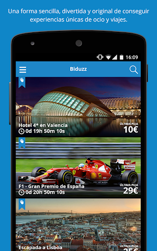 【免費旅遊App】Biduzz. Subastas Ocio y Viajes-APP點子