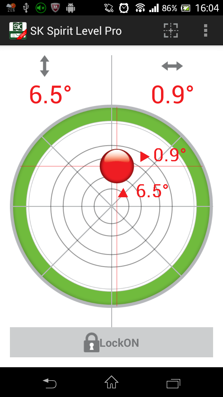 SK Spirit Level Pro Screen 1