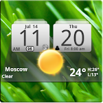 Cover Image of Download MIUI Digital Weather Clock 4.2.4 APK