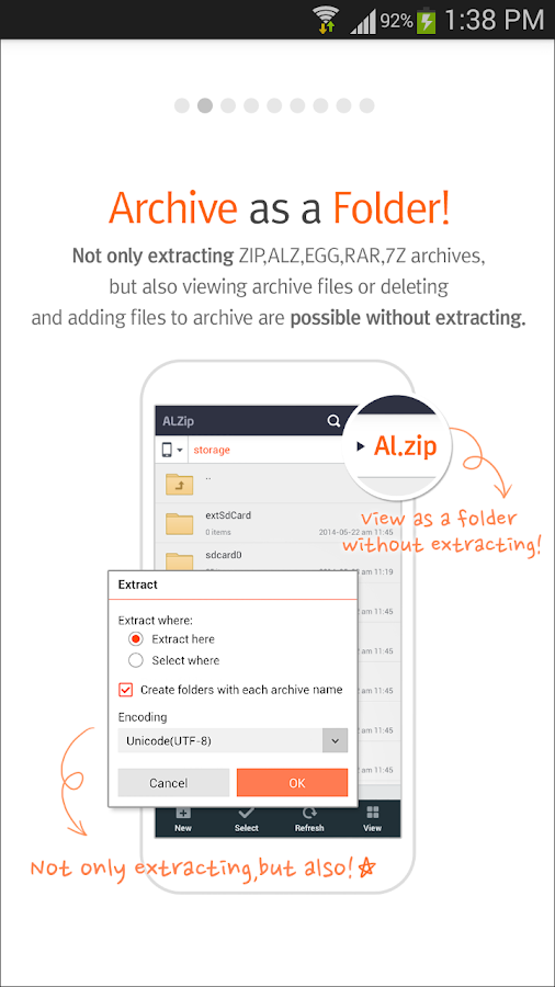 7z on android to extract how files on Apps Play File & Unzip Manager  Google â€“ Android  ALZip
