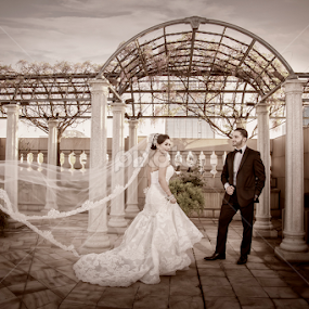 Sacramento Grand Ballroom by Cesar Palima - Wedding Bride & Groom