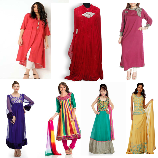 Women Salwar Kameez frock 2015 LOGO-APP點子