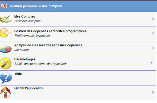 mon compte et budget