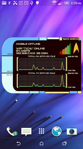 LCARS Traffic Monitor