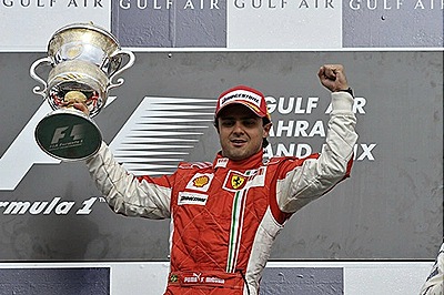 driver, pilot, felipe massa, win in bahrain, f1, formula one, grand prix, podium, gulf air, formula 1, red, white