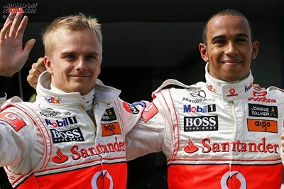 McLaren, grand prix 2008, boss, mobil, two, drivers, pilots, formula one, formula 1, lewis hamilton, heikki kovalainen, aigo,