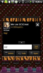 Download GO SMS THEME|TigerPrint APK for Android