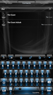 Dusk Blue TouchPal Theme Skin