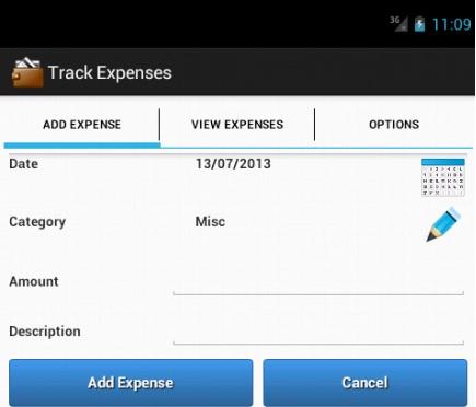 Track Expenses