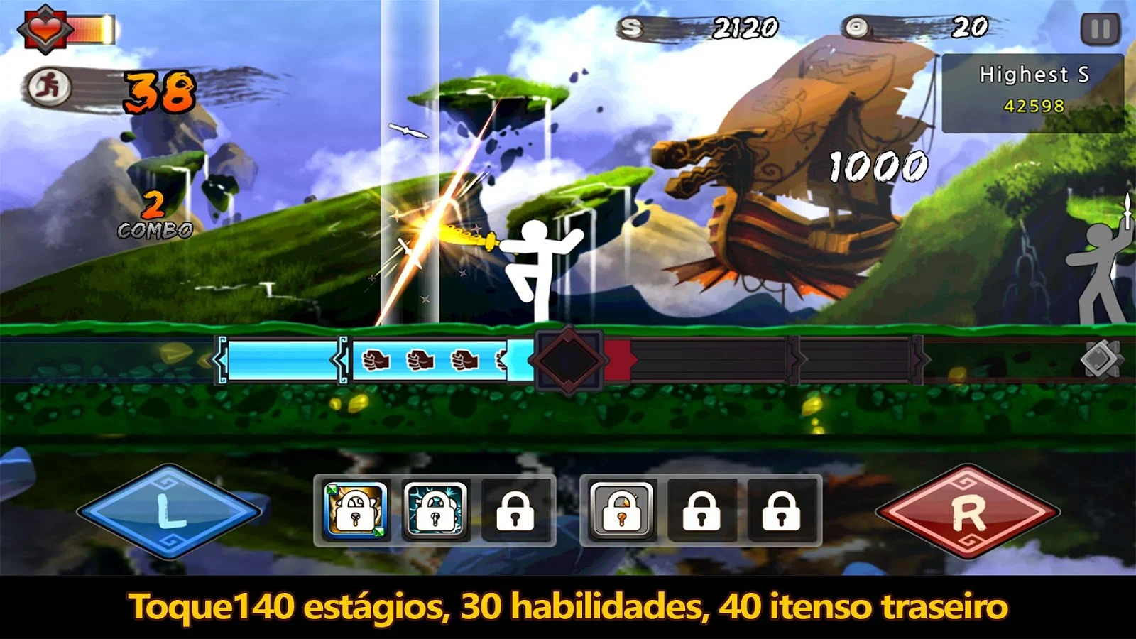   One Finger Death Punch: captura de tela 