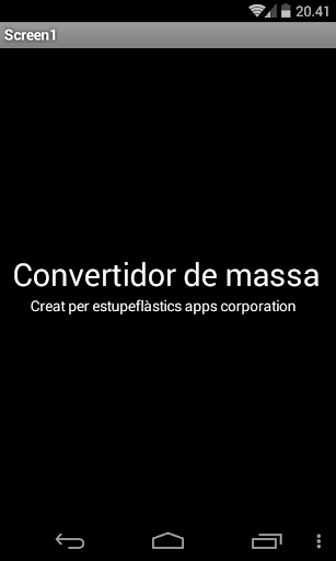 Conversor de Massa