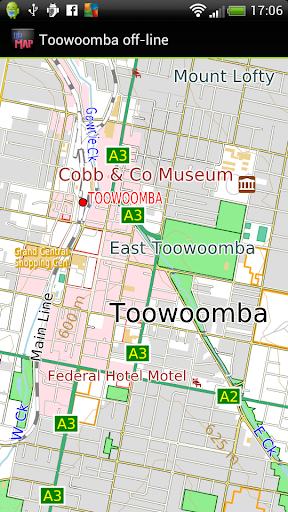 Toowoomba offline map