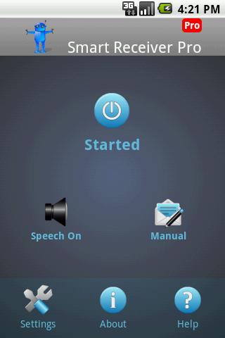 Android application Smart Receiver Pro screenshort