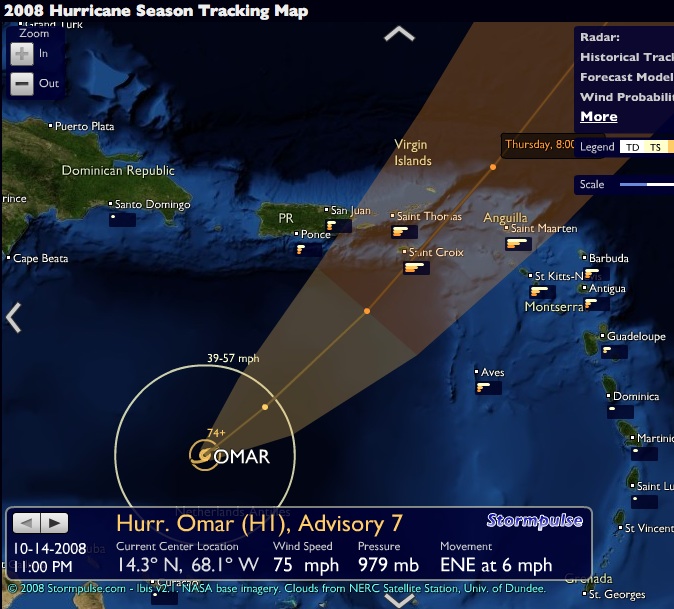 Track Tropical Depression Sixteen, Track Hurricane Omar _ Stormpulse _ Hurricane tracking, mapping.jpg