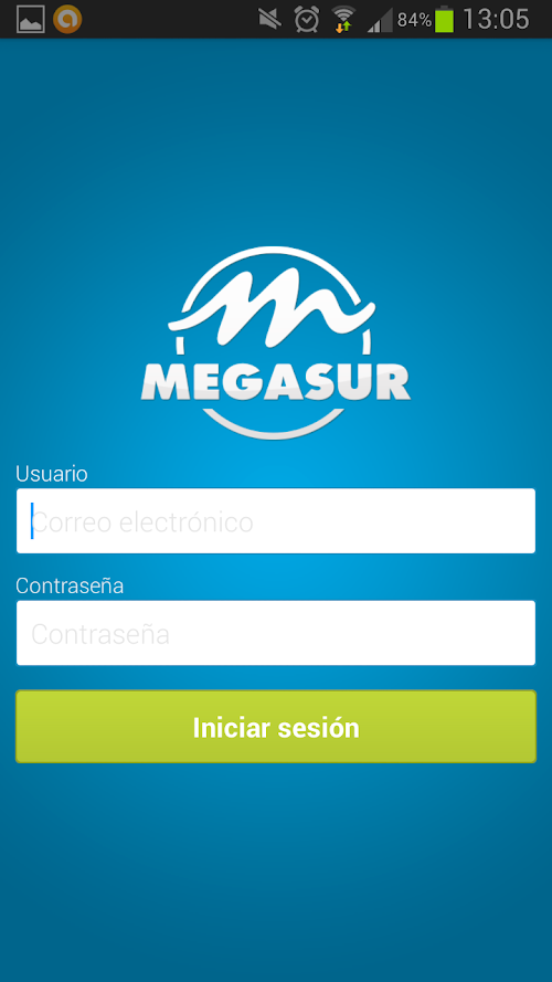 Android application Megasur screenshort