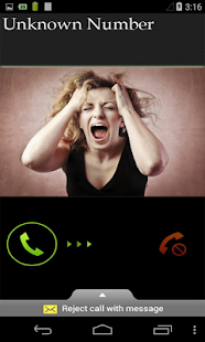 Scary Girl Scream Call Prank Screenshots 3