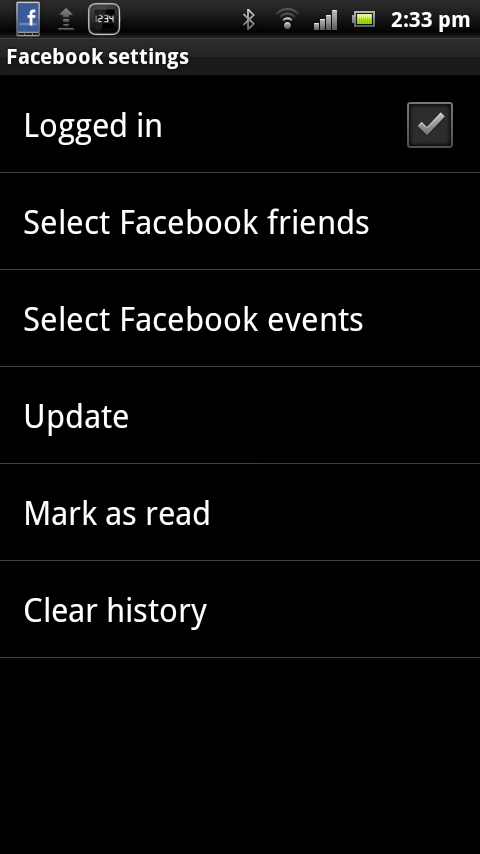 Smart extension for Facebook Screen 3