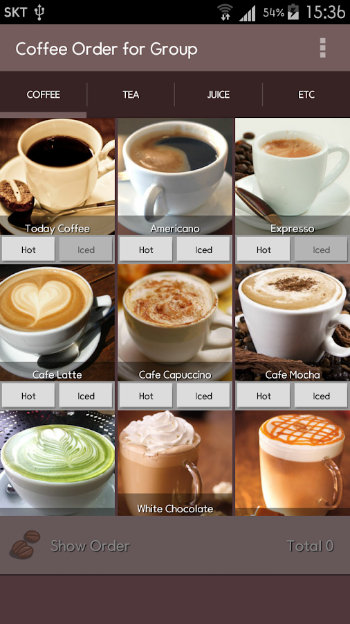 Coffee Order For Group Android Apps on Google Play